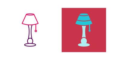 Lamp with stand Vector Icon