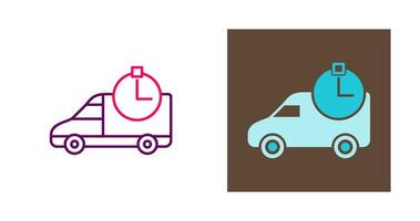 Time Based Delivery Vector Icon