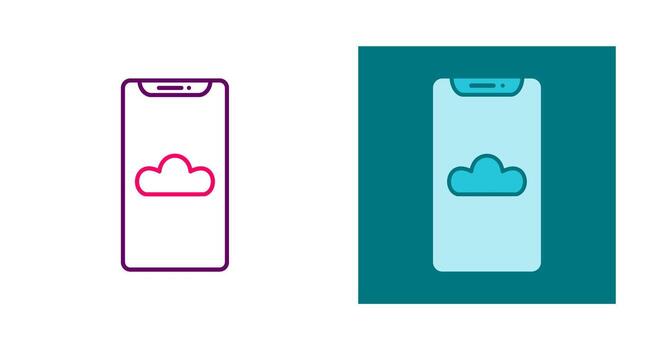 Cloud Storage Vector Icon