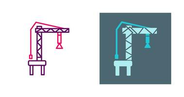 Harbor Crane Vector Icon