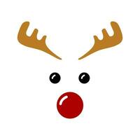 Reindeer cartoon icon vector