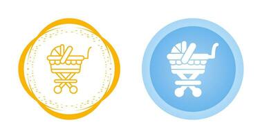 Baby Carriage Vector Icon