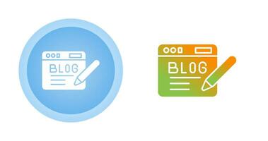 Blog Vector Icon