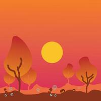 Vector background design with halloween theme