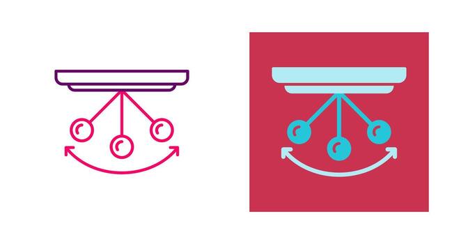 icono de vector de péndulo