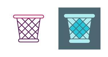 Paper Bin Vector Icon