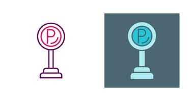 Parking Sign Vector Icon