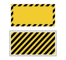 Warning sign, blank warning sign symbol, caution sign with to be careful sign vector illustration.