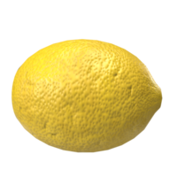 The lemon png image 3d rendering