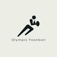 Vector illustration of olympic football