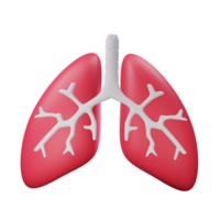 Lungs Medical 3D Icon png