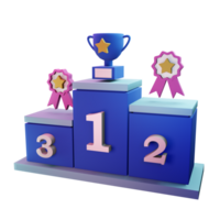 ranking 3d icoon voor bedrijf png