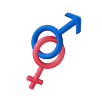 Gender Medical 3D Icon png