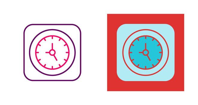 Clock Vector Icon