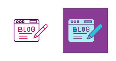 Blog Vector Icon