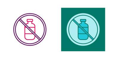 No Liquids Vector Icon