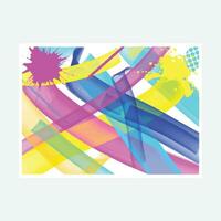 wall painting abstract mural street art packaging color splash background vector