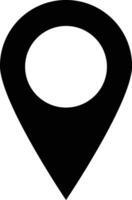 Location icon. Map pin sign. location pin place marker. Map marker pointer icon. Location indicator GPS location symbol. Vector icon