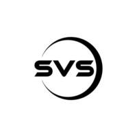 SVS Letter Logo Design, Inspiration for a Unique Identity. Modern Elegance and Creative Design. Watermark Your Success with the Striking this Logo. vector