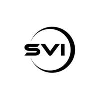 SVI Letter Logo Design, Inspiration for a Unique Identity. Modern Elegance and Creative Design. Watermark Your Success with the Striking this Logo. vector