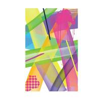 wall painting abstract mural street art packaging color splash background vector