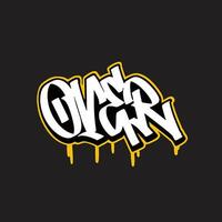 graffiti vector tagging letter word text street art mural hand draw