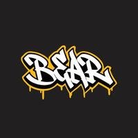 graffiti vector tagging letter word text street art mural hand draw