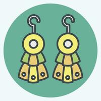 Icon Pabrik Earnings. related to Indigenous People symbol. color mate style. simple design editable. simple illustration vector