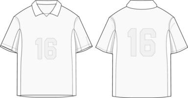 Soccer Jersey Design Vector Illustration Template