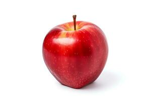 Red apple isolated on white background AI Generated photo