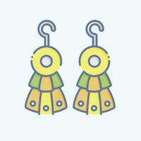 Icon Pabrik Earnings. related to Indigenous People symbol. doodle style. simple design editable. simple illustration vector