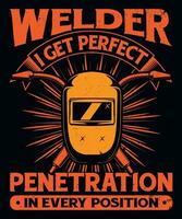 Welder i get perfect penetration in every position vector