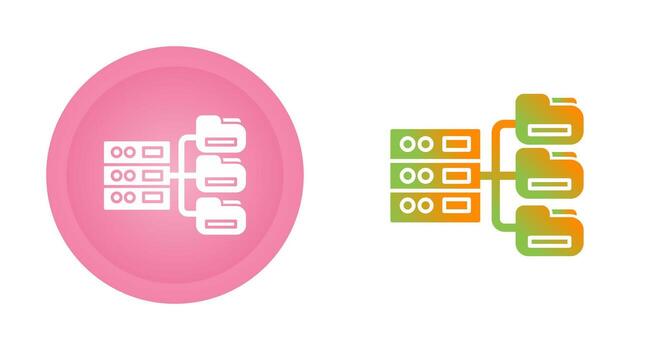 icono de vector de base de datos