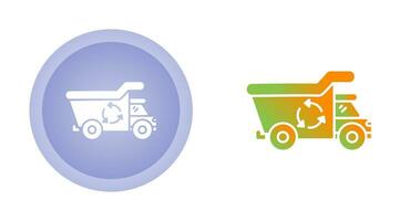 Recycling Truck Vector Icon