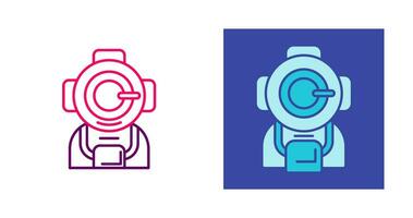 Diving Helmet Vector Icon