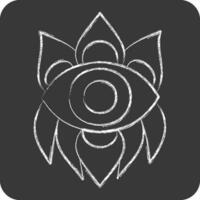 Icon Boho Style. related to Indigenous People symbol. chalk Style. simple design editable. simple illustration vector