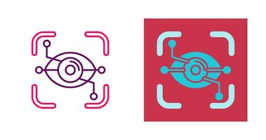 Eye Recognition Vector Icon