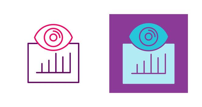 icono de vector de análisis