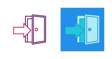 Exit Door Vector Icon