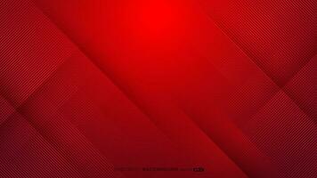 Abstract geometric red background with diagonal lines stripe modern design style vector