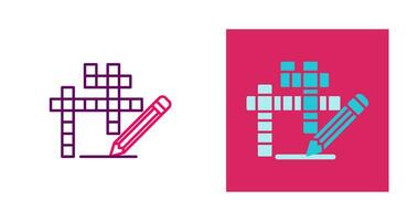 Crossword Vector Icon