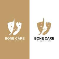 Bone Health Logo Simple Illustration Silhouette Template Vector Design