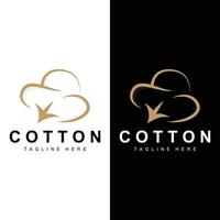 Cotton Logo Plant Design Vector Templet Symbol