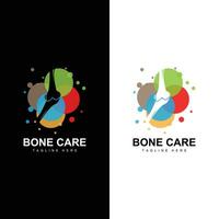 Bone Health Logo Simple Illustration Silhouette Template Vector Design