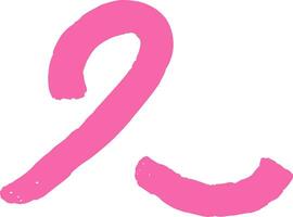 Pink breast cancer awareness ribbon vector