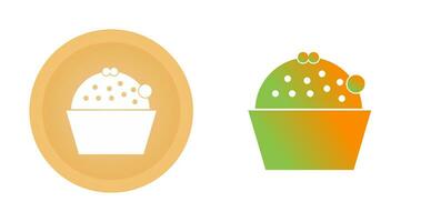 Cup Cake Vector Icon