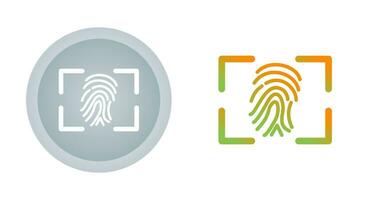 Fingerprint Vector Icon