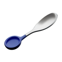 spoon 3d rendering icon illustration png