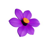 hibiscus 3d le rendu icône illustration png
