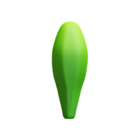 lettuce 3d rendering icon illustration png